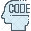 Code Process Mind Icon