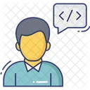 Programmer Think Programmer Thought Code Think Icon
