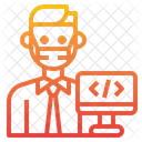 Programmierer Codierung Mann Symbol