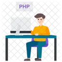 Programmiersprache Webcodierung Webentwicklung Symbol