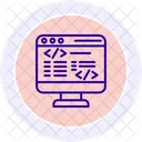 Programmierungsfarbkreissymbol Icon