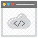 Programmierung Cloud Computing Symbol