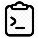 Programming Clipboard Code Icon