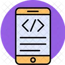 Mobile Phone Programming Icon