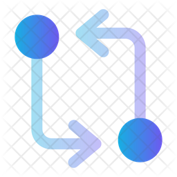 Programming Arrows Icon - Download in Gradient Style