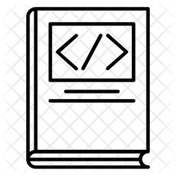 Programming Book Icon - Download in Line Style