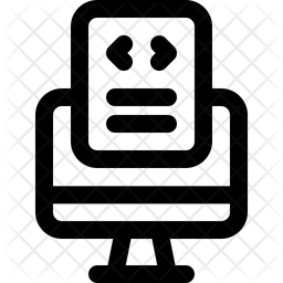 Programming Book Icon - Download in Line Style