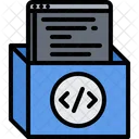 Box Software Code Icon