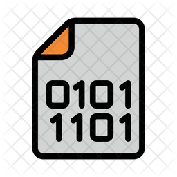 Programming File Icon - Download in Colored Outline Style