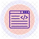 Programming Line Icon Icon