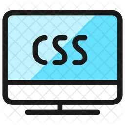 Programming Language Monitor Css  Icon