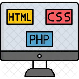 Programming Languages Icon - Download in Colored Outline Style