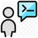 Programming User Chat Streamline Ultimate Icon