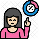 Progreso Mujer Negocios Icon