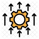 Progreso Negocio Proceso Icono