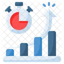 Progreso Crecimiento Grafico Icono