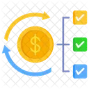 Progreso Gestion De Proyectos Lista De Tareas Icono