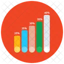 Progress Bar Chart Statistics Infographic Icon