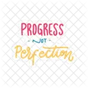 Progress not perfection  アイコン