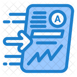 Progress Report Icon - Download in Dualtone Style