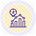 Progress Tracking Line Icon Icon