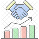 Progressive Partnership Lineal Color Icon Icon
