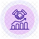 Progressive Partnership Line Icon Icon