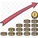 Progresso Desenvolvimento Moeda Ícone