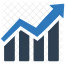 Seta Barras Grafico Ícone