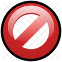 Prohibir Detener Bloquear Icono