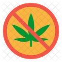 Cannabis Prohibicion Botanico Icono