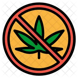 Prohibir el cannabis  Icono