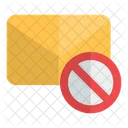 Prohibir correo  Icono