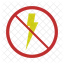 Prohibicion De Electricidad Electricidad Prohibicion Icon