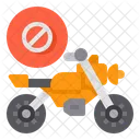 Prohibición de motocicletas  Icon