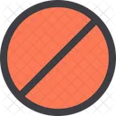 Prohibido Prohibir Bloquear Icono