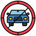 Prohibido Automovil Prohibicion Icono