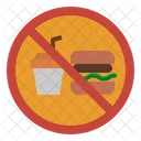 Prohibir No Comida Icono