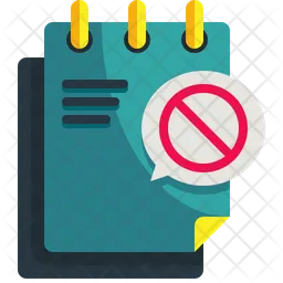 Prohibited Note  Icon