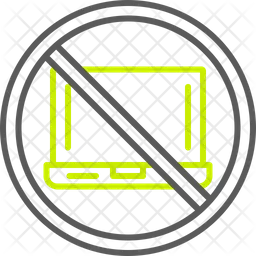 Prohibited sign  Icon