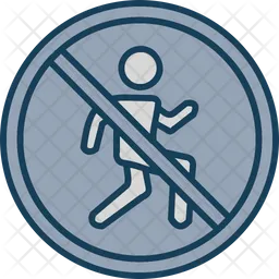 Prohibited Sign  Icon