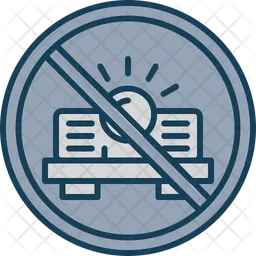 Prohibited Sign  Icon