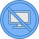 No Monitor Business Laptop Icon