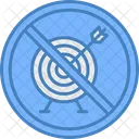 No Archery Target Goal Icon