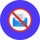 Prohibited Sign Spam Mail Forbidden Icon