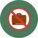 Briefcase Forbidden Symbol Icon