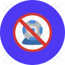 Prohibited Sign No Camera Ban Icon
