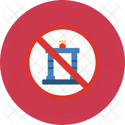 Prohibited Sign  Icon