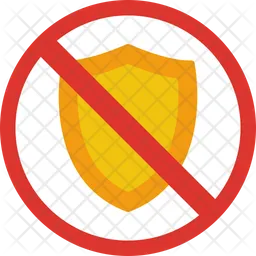 Prohibited Sign Icon - Download in Flat Style