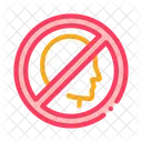 Prohibition Personality Recognition Icon